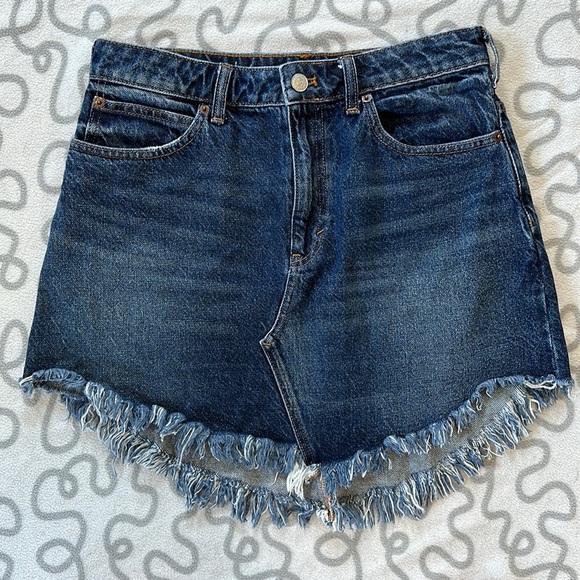We The Free Bailey Denim Skirt - Picture 2 of 5